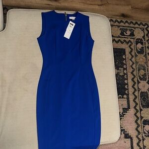 Calvin Klein Royal Blue Midi Dress